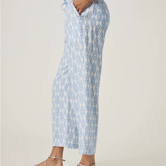 NWT Splendid Angie Ikat Crop Wide Leg Pant M - Picture 4 of 6